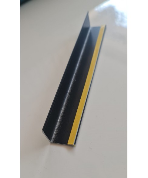 25X25 L SİYAH ALÜMİNYUM KÖŞE PROFİL