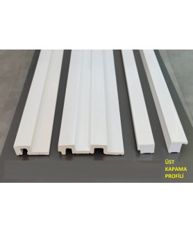  DUVAR PANELİ ÜST KAPAMA  PROFİLİ